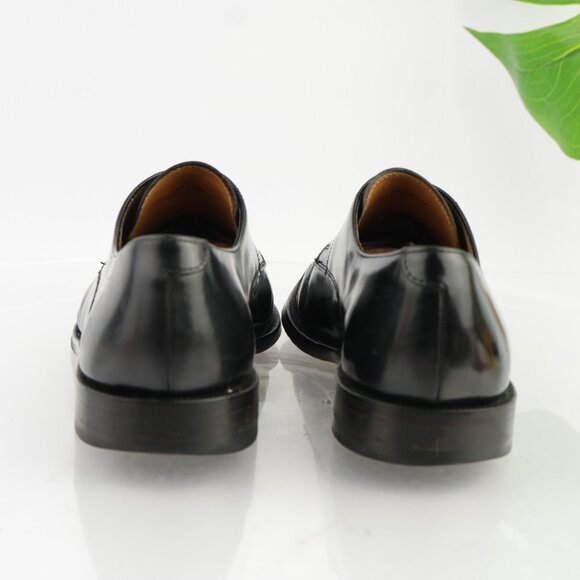 Cole Haan Mens Caldwell Oxford Size 10 D Black Leather Cap Toe Derby Dress Shoes main image 13